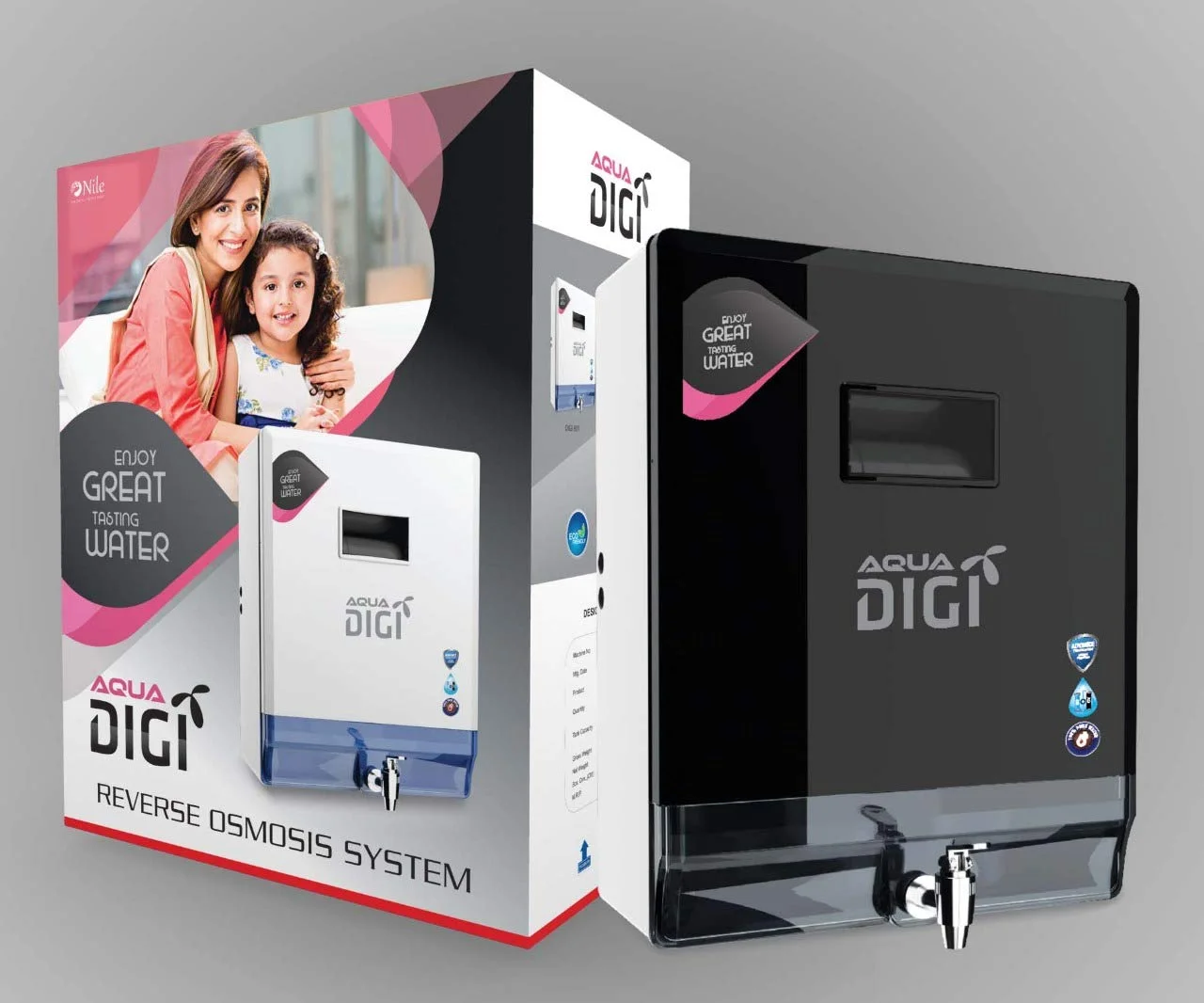 Aqua Penta DIGI RO+UV+TDS controller+ mineral BLACK