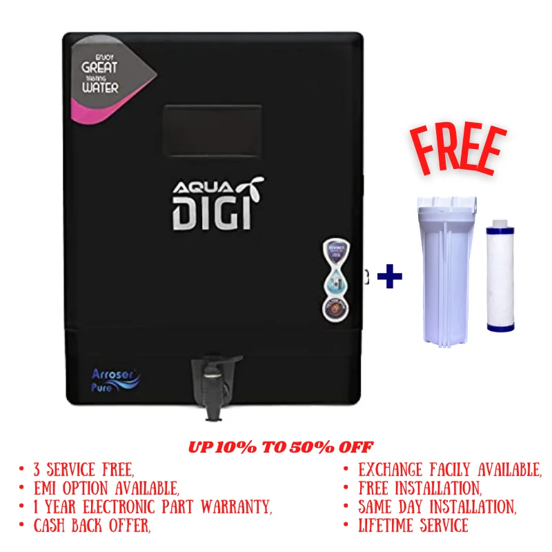 Aqua Penta Aqua DIGI RO+UV+TDS controller+ mineral BLACK