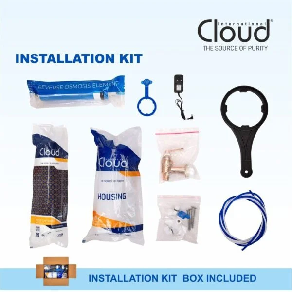 aquapenta Cloud RIO RO +UV installation Kit Box Included