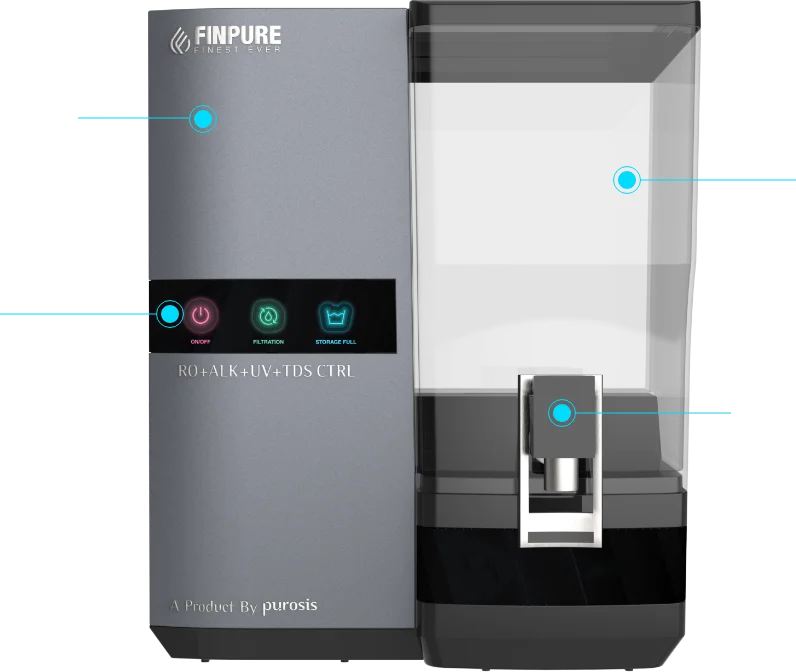 aqua Penta Purosis Finpure RO + Alkaline Water Purifier